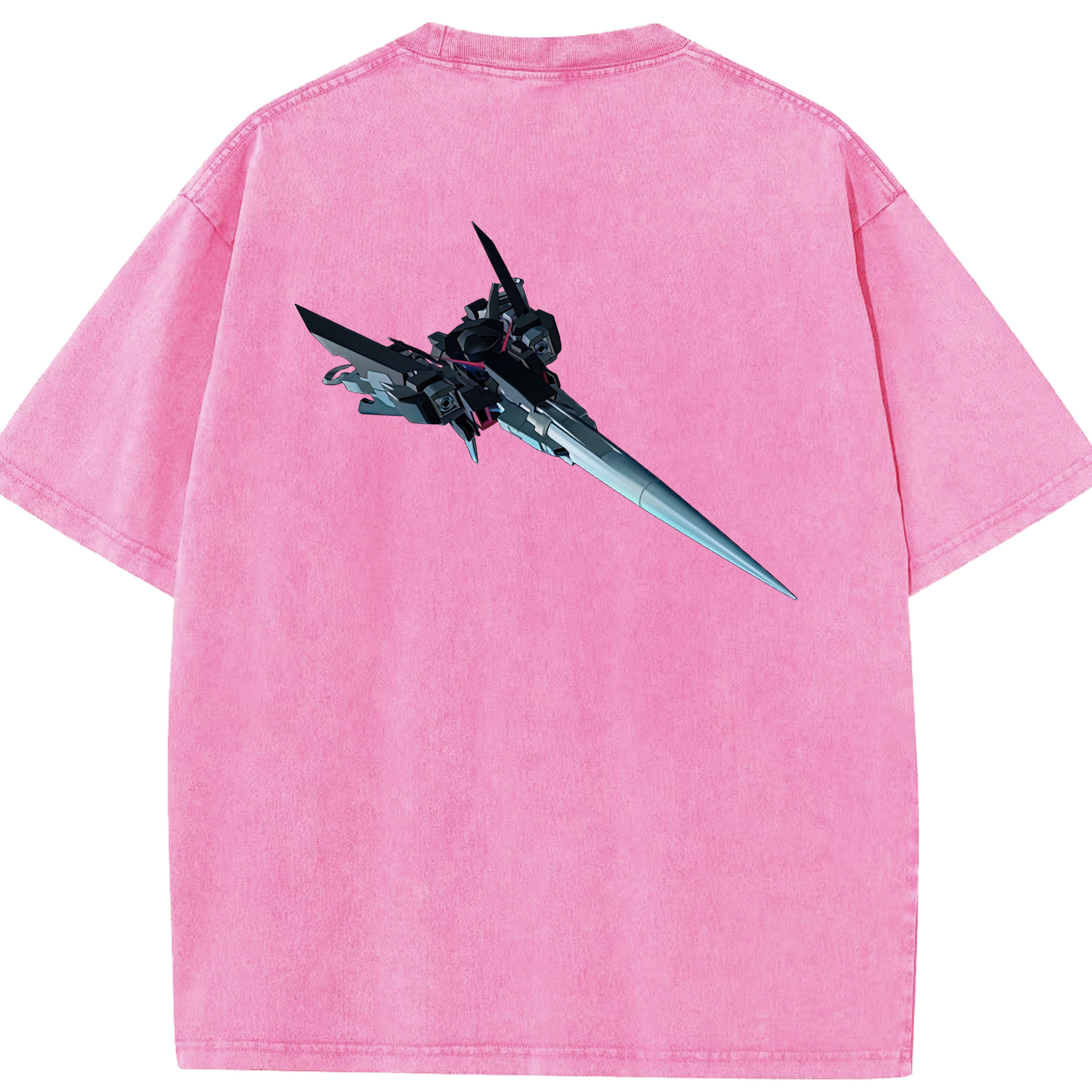 （画像用） 機動戦士ガンダム Mobile Suit Gundam 綿100% ヴィンテージ風 半袖Tシャツ（背面プリント）